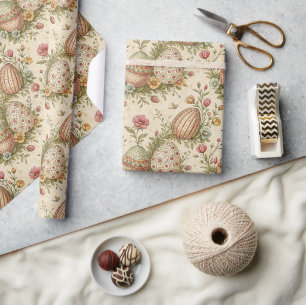 Retro-Pastellfarben-Oster-Eier-Geschenkpapier Geschenkpapier
