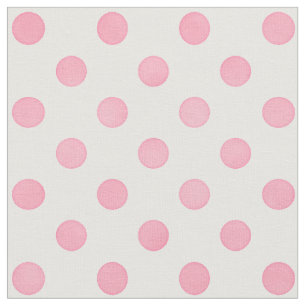Retro pastellfarbene, weiße Polka-Punktmuster Stoff