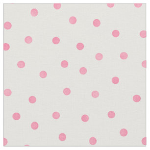 Retro pastellfarbene, weiße Polka-Punktmuster Stoff