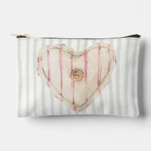 Retro Pastellstreifen aus Shabby Chic und Herz