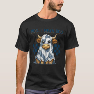 Retro-Patchwork-Rindfleischblatt-Muh-ich-meine-Buh T-Shirt