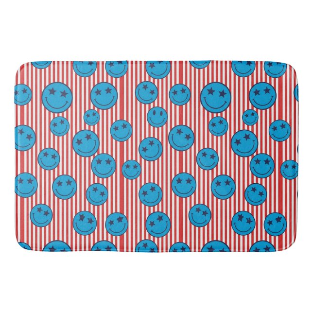 Retro Patriot Badematte (Vorderseite)