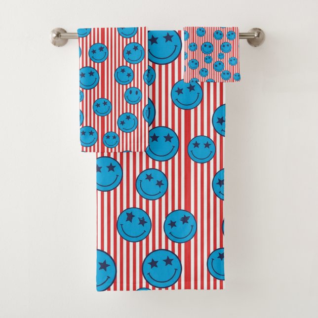 Retro Patriot Badhandtuch Set (Insitu)
