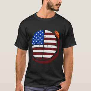 Retro Patriotic Trap Sporting Clays Shooting T-Shirt