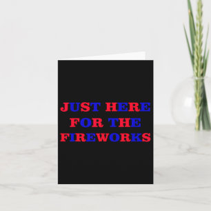Retro Patriotic Usa Feuerwerk Spaß Unabhängigkeit Karte