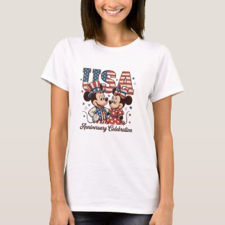 Retro-patriotisches Maus-T-Shirt-Grafik, Vintage-U T-Shirt