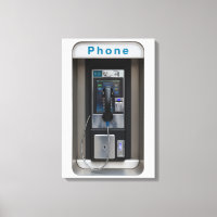 Retro Payphone Design, Vintage Telefonkabine Art