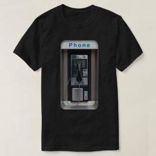 Retro Payphone Design, Vintage Telefonkabine Art T-Shirt