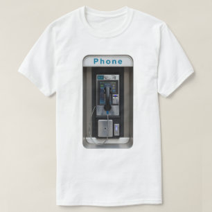 Retro Payphone Design, Vintage Telefonkabine Art T-Shirt