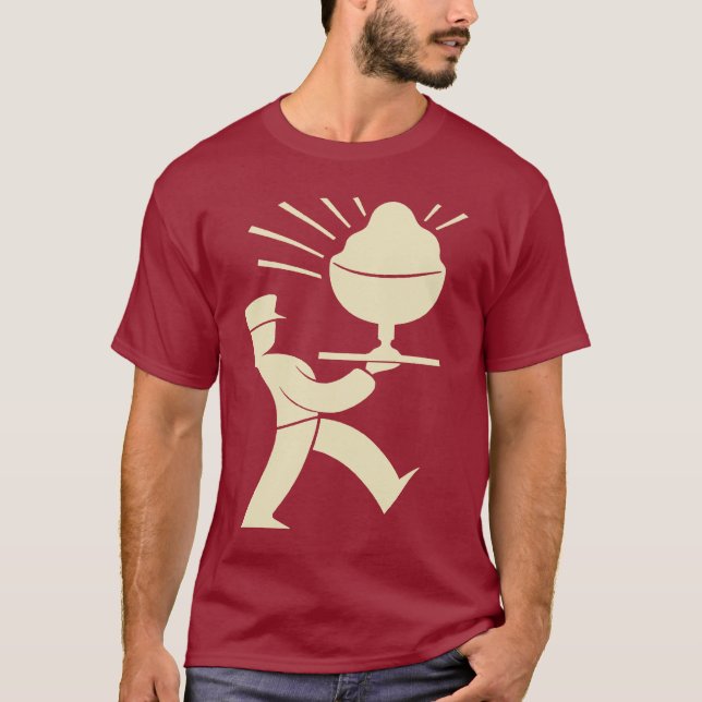 Retro PC Logo (sauber) T-Shirt (Vorderseite)