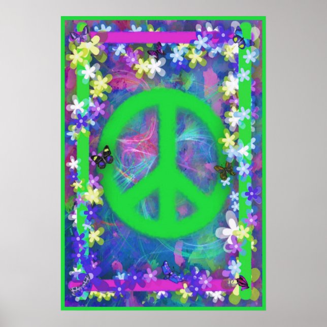Retro Peace Poster III (Vorne)