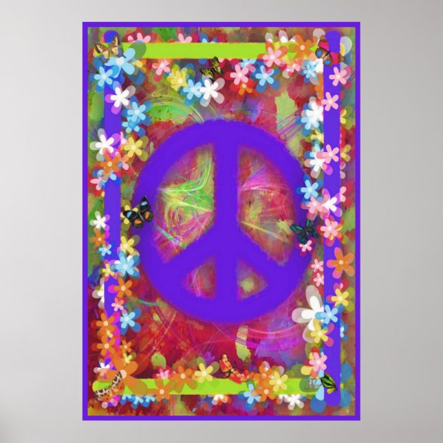 Retro Peace Poster V (Vorne)