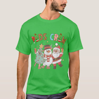 Retro Peds Crew Weihnachten Kinderkrankenpflege Ki T-Shirt