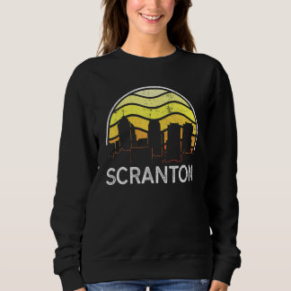 Retro Pennsylvania Scranton Besucher Skyline Vinta Sweatshirt