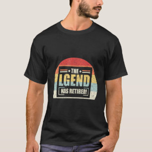 Retro-Pensionierung der Legende hat Boss Manag T-Shirt