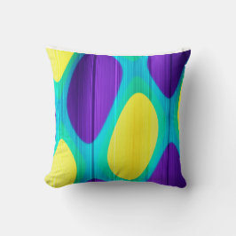 Retro Persian Carpet Peacock Feather Pattern Kissen