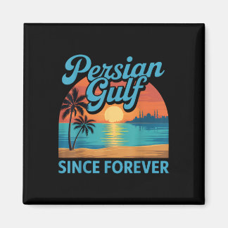 Retro Persischer Golf Est Forever Vinatge Golf von Magnet