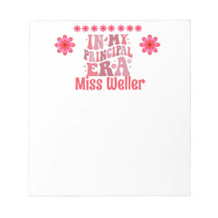 Retro Personalisiert in meiner Hauptzeit Notizblock