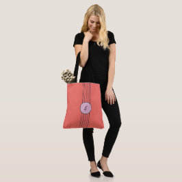 Retro Personalisiert Korallenrot und Rosa