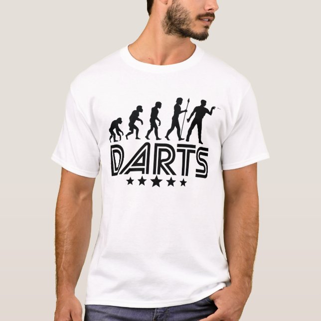 Retro Pfeil-Evolution T-Shirt (Vorderseite)