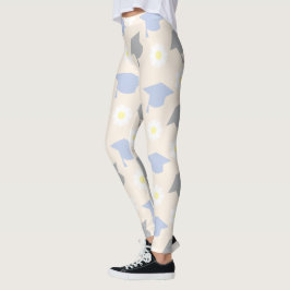 Retro Pfirsich Abschluss Leggings