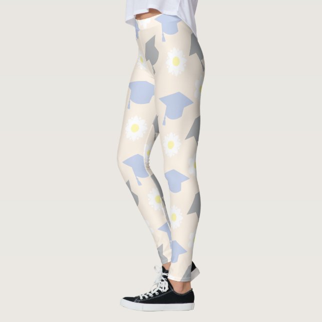 Retro Pfirsich Abschluss Leggings (Links)