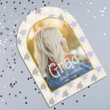 Retro-Pfirsich-Abschlussankündigung