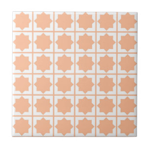 Retro Pfirsich Flaum islamisches geometrisches Mus Fliese