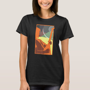 Retro Phantastisch Rockstar Rock N' Roll Designs v T-Shirt