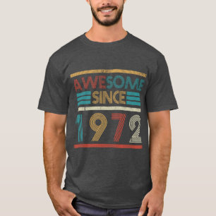 Retro Phantastisch seit 1972 51. Geburtstag 51 Jah T-Shirt