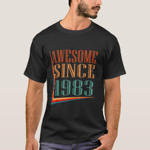 Retro Phantastisch seit 1983 39. Geburtstag T-Shirt