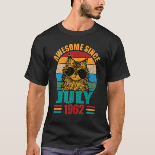 Retro Phantastisch seit Juli 1962 60. Geburtstag 6 T-Shirt