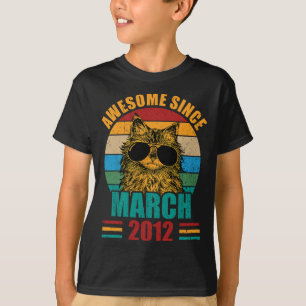 Retro Phantastisch Seit März 2012 10. Geburtstag 1 T-Shirt