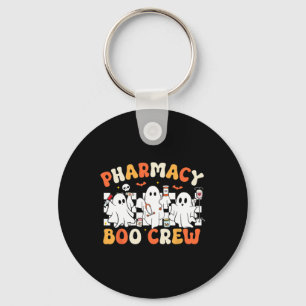 Retro Pharmacy Boo Crew Ghost Pharmaceuticals Tech Schlüsselanhänger