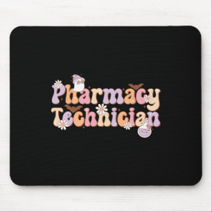Retro Pharmacy Technician Halloween Spooky Pharma Mousepad
