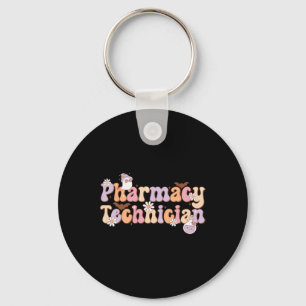 Retro Pharmacy Technician Halloween Spooky Pharma Schlüsselanhänger