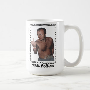 Retro Phil Collins Vintage 80er Musik Fan Art Kaffeetasse