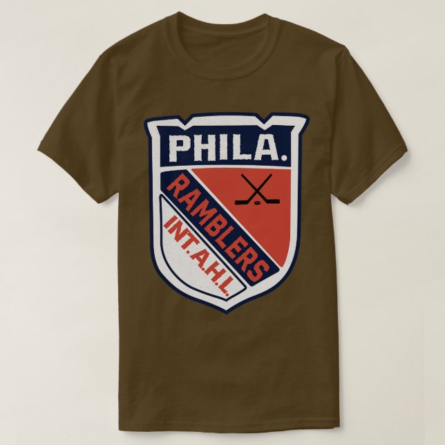 Retro Philadelphia Ramblers Hockey 1941 T-Shirt (Design vorne)