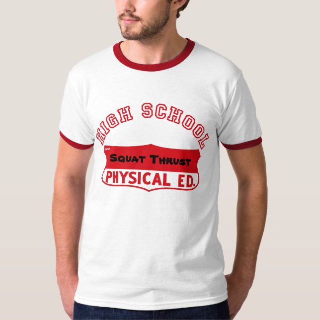 Retro Phys. Ed. Turnhallen-Shirt T-Shirt (Vorderseite)