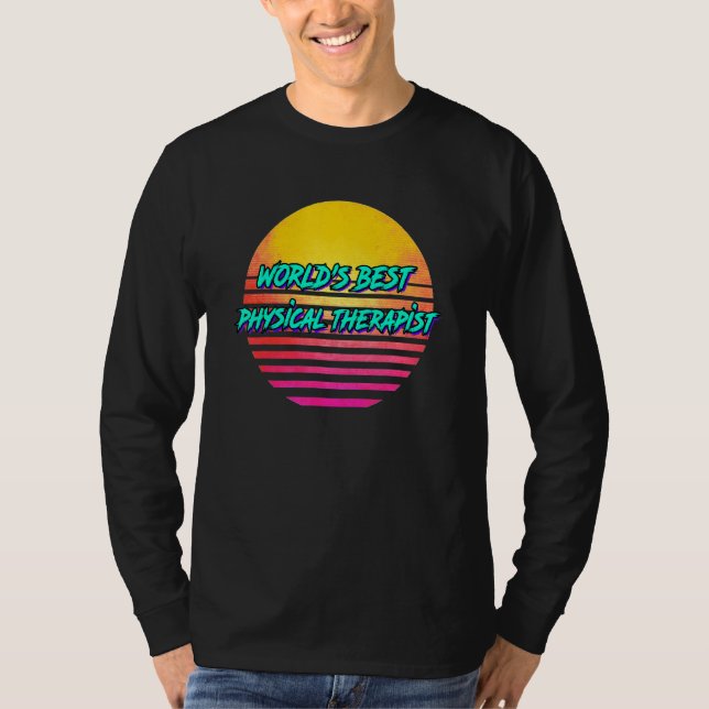 Retro Physiotherapeut T-Shirt (Vorderseite)