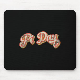 Retro Pi-Tag-Text-Geschenk Vintage-Mathematiklehre Mousepad