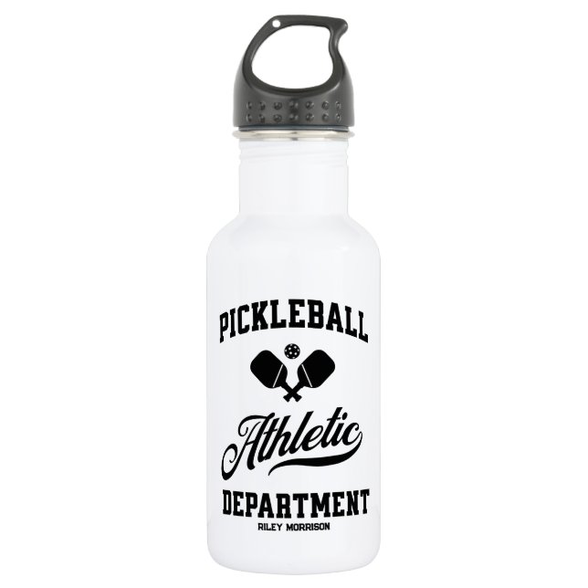 Retro Pickleball Athletic Department Custom Stainl Edelstahlflasche (Vorderseite)