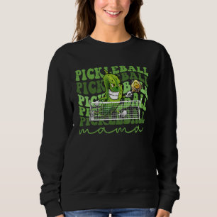 Retro-Pickleball-Mama-Spielerin Niedlich Pickle Ba Sweatshirt