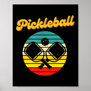 Retro-Pickleball Poster