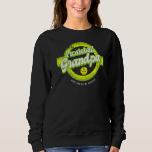 Retro Pickleball Team Kleidung Vatertag Pickl Sweatshirt