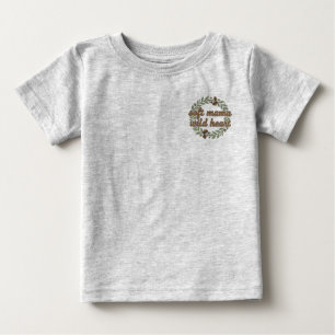 Retro-Pilz-Blumen-Mama SVG Ästhetik Baby T-shirt