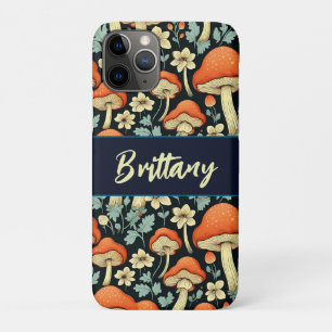 Retro-Pilze Vintage Blume Personalisiert Case-Mate iPhone Hülle