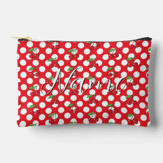 Retro-Pin-Up-Kirsch-Muster-Kosmetikbeutel Zubehörtasche