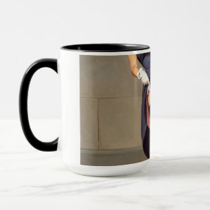 Retro Pin-Up Mädchen Tasse
