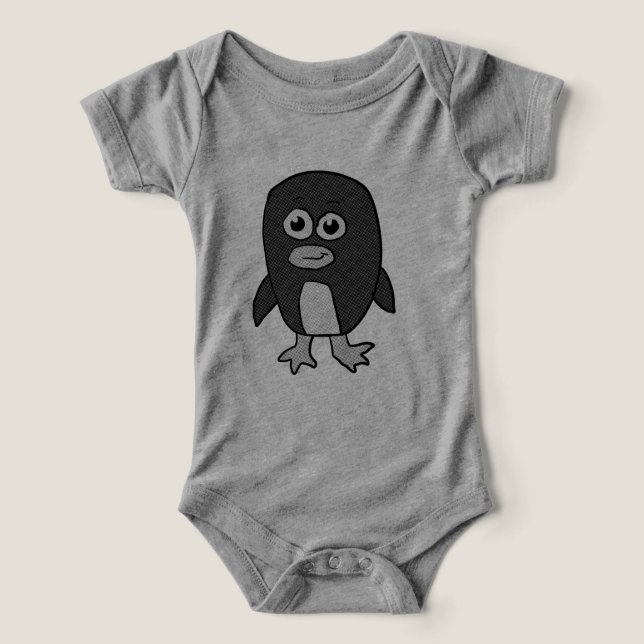Retro Pinguin (Design Vorderseite)